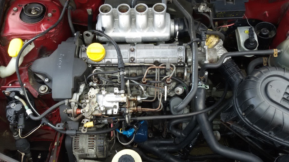 Renault F8Q 1,9 dieselmotor