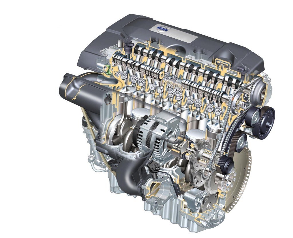 Volvo B6324S 3,2-litersmotor