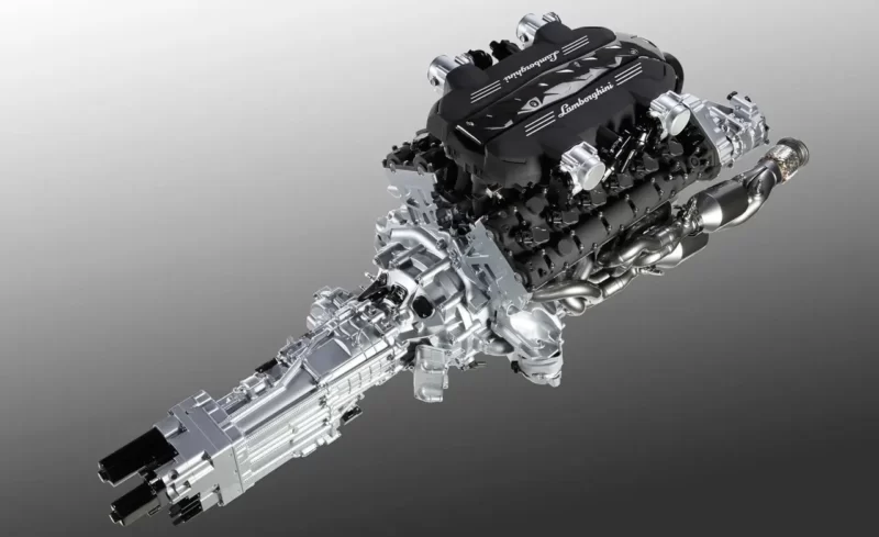 Lamborghini Aventador — 6,498 l V12, naturligt aspirerad, bensin