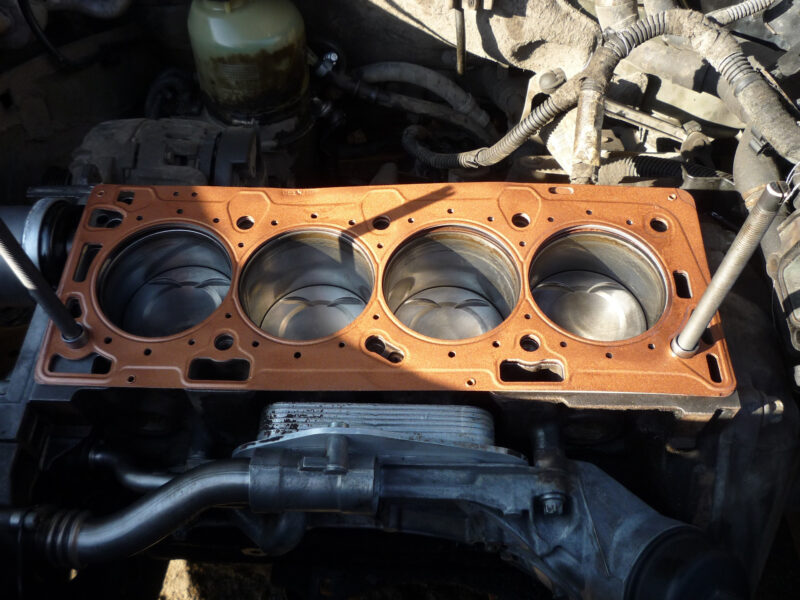 Why does the cylinder-head gasket burn out?